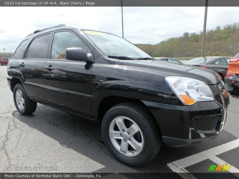Black Cherry / Beige 2010 Kia Sportage LX V6 4x4