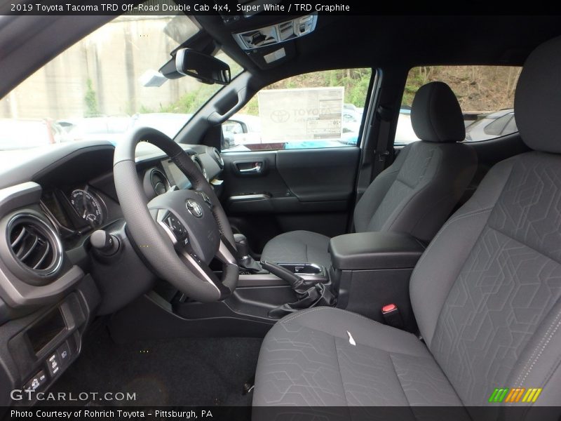 Front Seat of 2019 Tacoma TRD Off-Road Double Cab 4x4