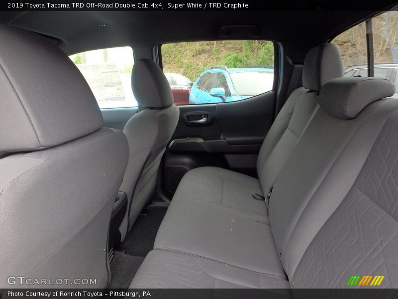 Rear Seat of 2019 Tacoma TRD Off-Road Double Cab 4x4