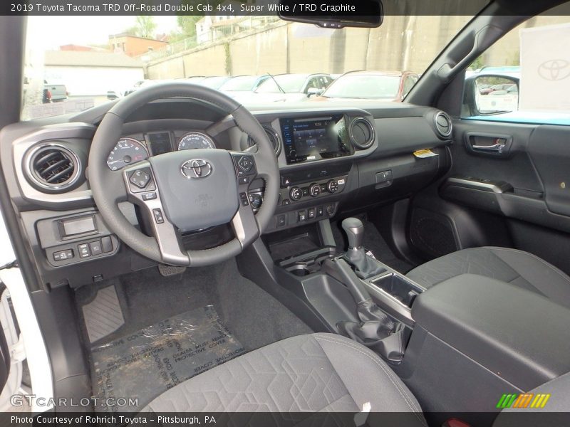  2019 Tacoma TRD Off-Road Double Cab 4x4 TRD Graphite Interior