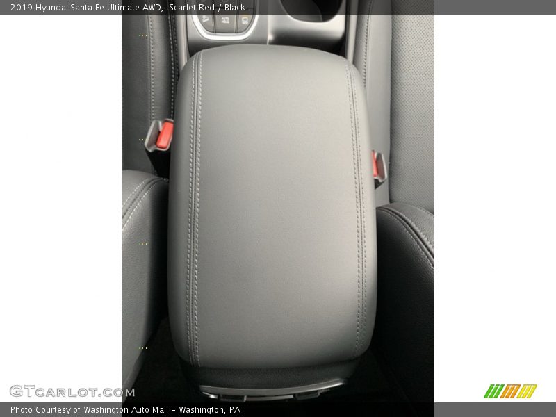 Scarlet Red / Black 2019 Hyundai Santa Fe Ultimate AWD
