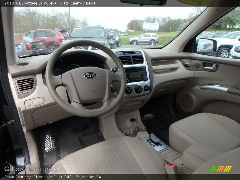 Black Cherry / Beige 2010 Kia Sportage LX V6 4x4