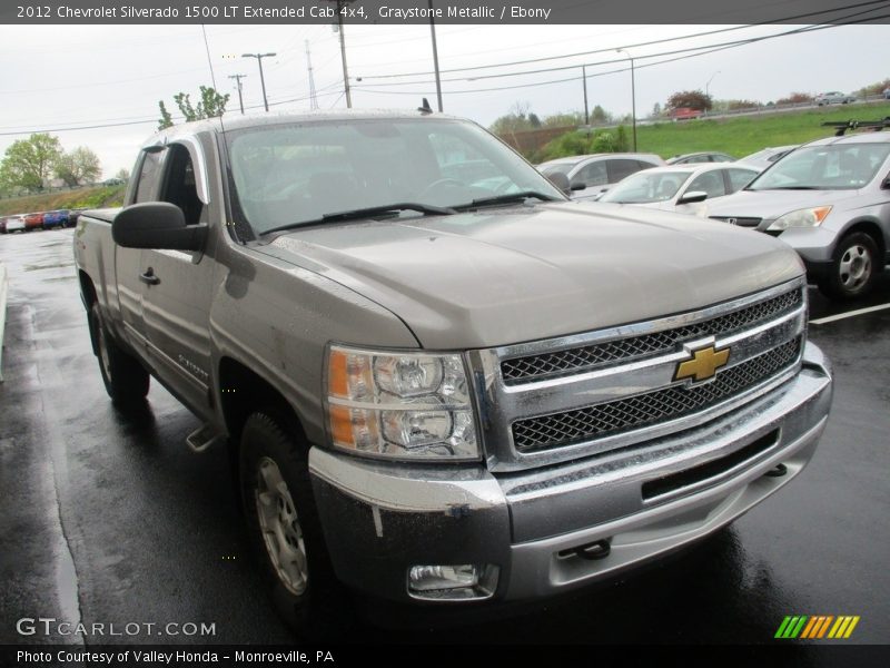 Graystone Metallic / Ebony 2012 Chevrolet Silverado 1500 LT Extended Cab 4x4