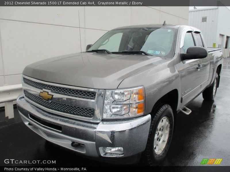 Graystone Metallic / Ebony 2012 Chevrolet Silverado 1500 LT Extended Cab 4x4