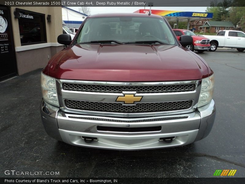 Deep Ruby Metallic / Ebony 2013 Chevrolet Silverado 1500 LT Crew Cab 4x4