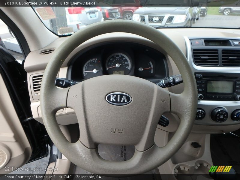 Black Cherry / Beige 2010 Kia Sportage LX V6 4x4