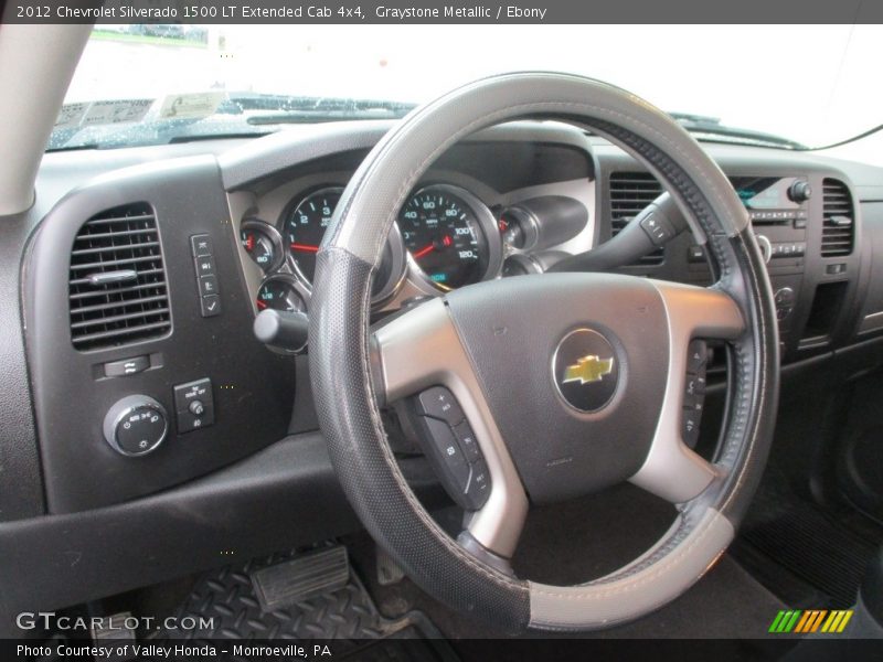 Graystone Metallic / Ebony 2012 Chevrolet Silverado 1500 LT Extended Cab 4x4