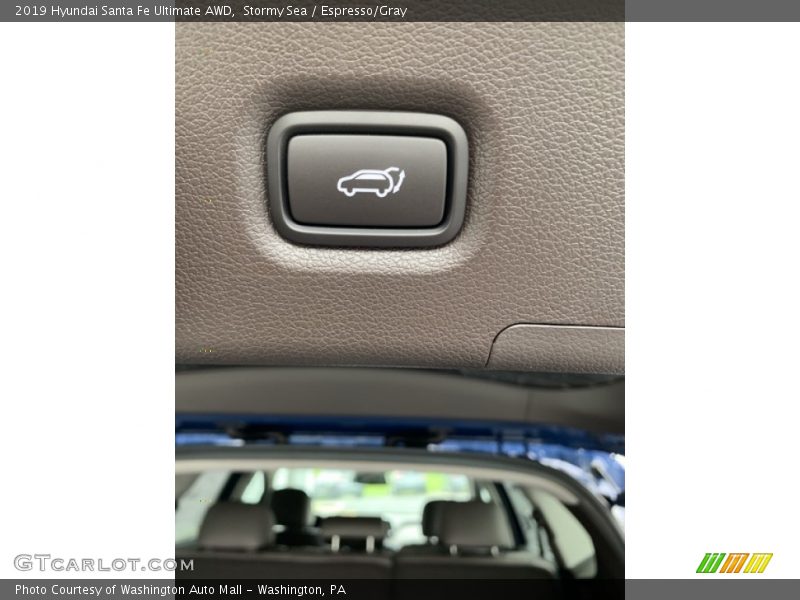 Stormy Sea / Espresso/Gray 2019 Hyundai Santa Fe Ultimate AWD