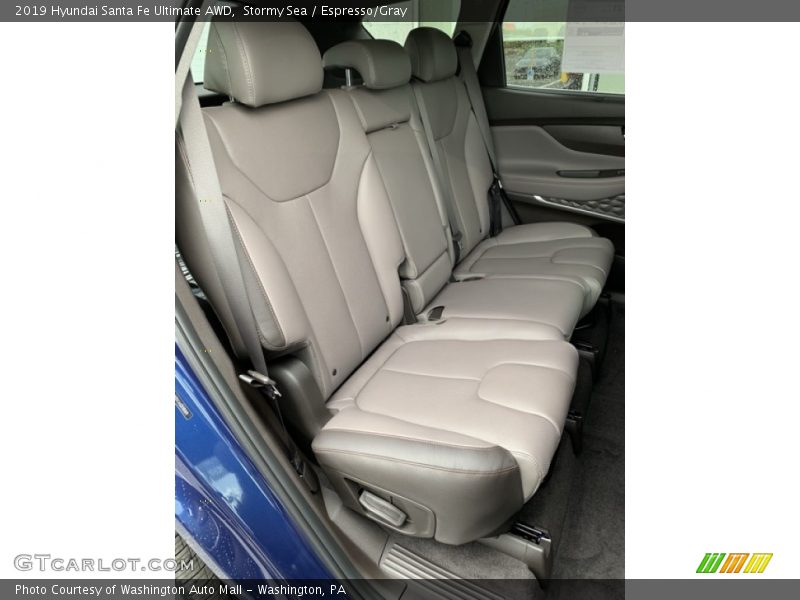 Stormy Sea / Espresso/Gray 2019 Hyundai Santa Fe Ultimate AWD