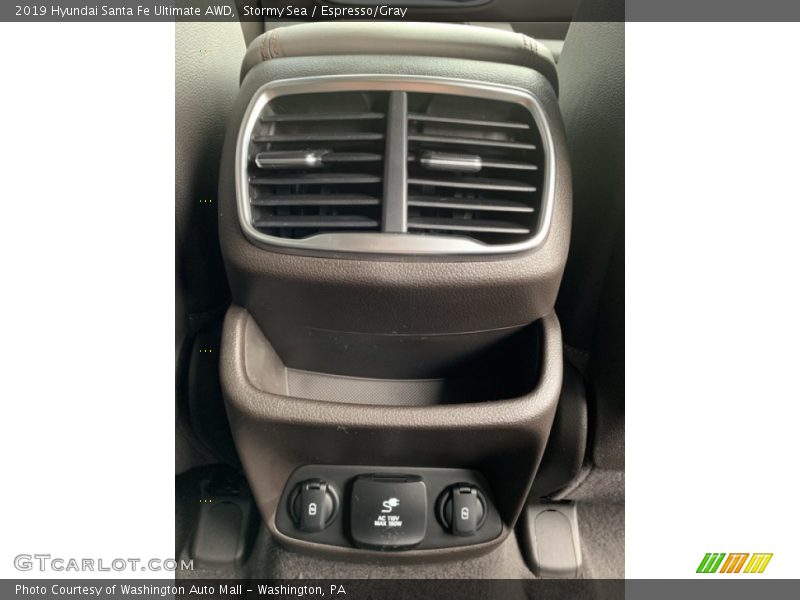 Stormy Sea / Espresso/Gray 2019 Hyundai Santa Fe Ultimate AWD