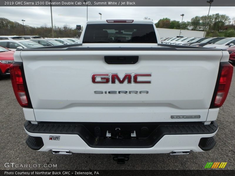 Summit White / Jet Black 2019 GMC Sierra 1500 Elevation Double Cab 4WD