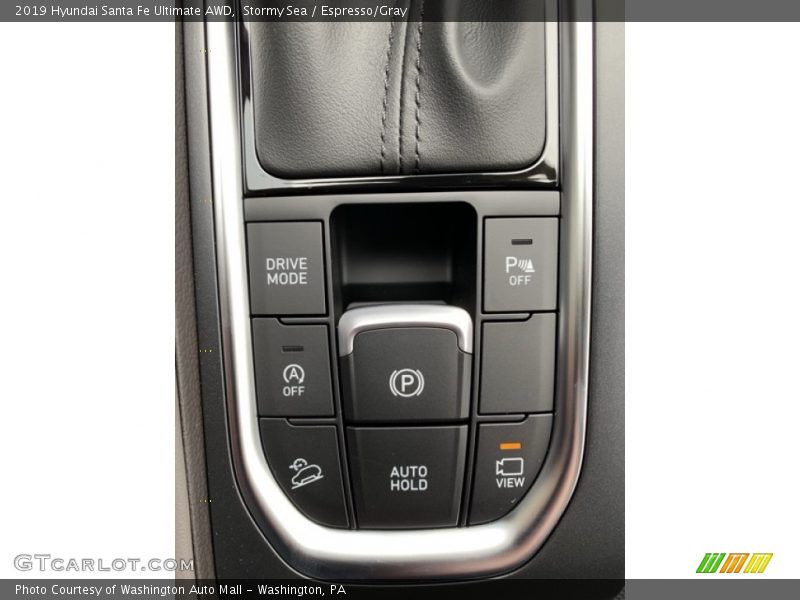 Stormy Sea / Espresso/Gray 2019 Hyundai Santa Fe Ultimate AWD