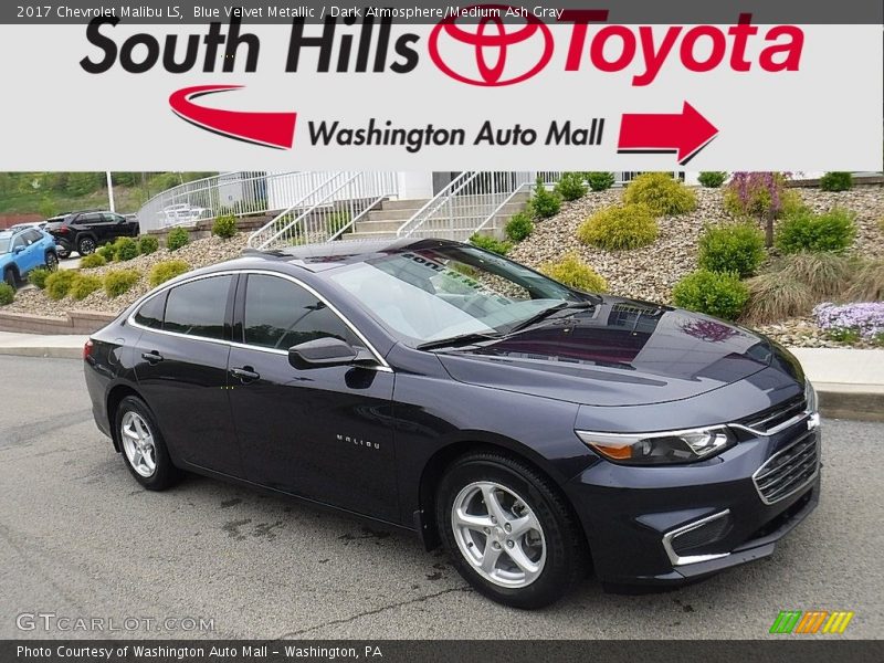 Blue Velvet Metallic / Dark Atmosphere/Medium Ash Gray 2017 Chevrolet Malibu LS