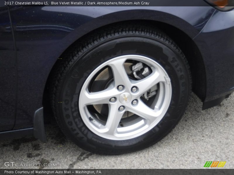 Blue Velvet Metallic / Dark Atmosphere/Medium Ash Gray 2017 Chevrolet Malibu LS