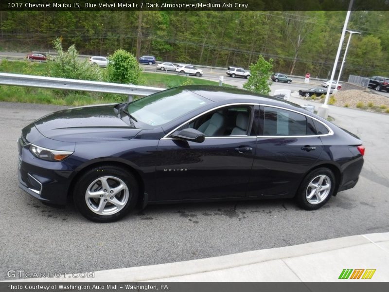 Blue Velvet Metallic / Dark Atmosphere/Medium Ash Gray 2017 Chevrolet Malibu LS