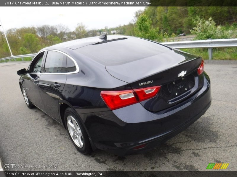 Blue Velvet Metallic / Dark Atmosphere/Medium Ash Gray 2017 Chevrolet Malibu LS