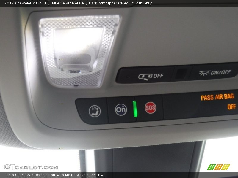 Blue Velvet Metallic / Dark Atmosphere/Medium Ash Gray 2017 Chevrolet Malibu LS