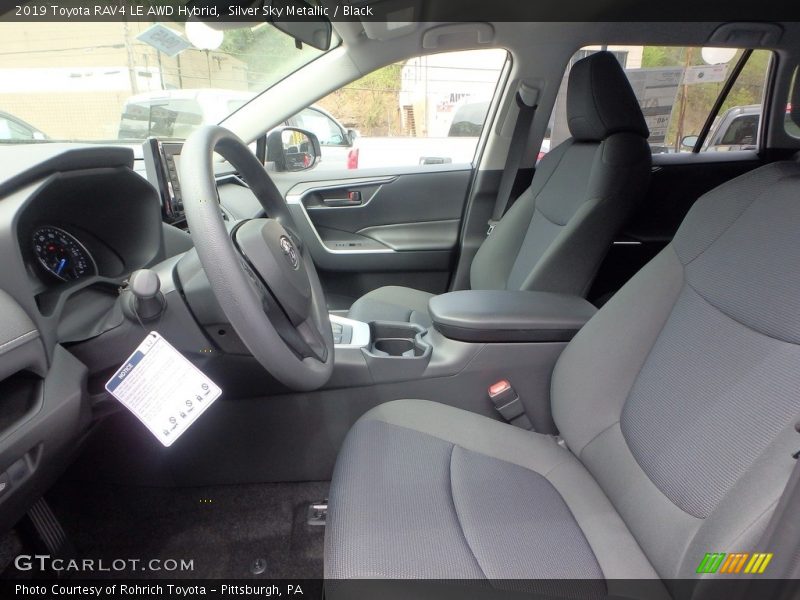 Front Seat of 2019 RAV4 LE AWD Hybrid