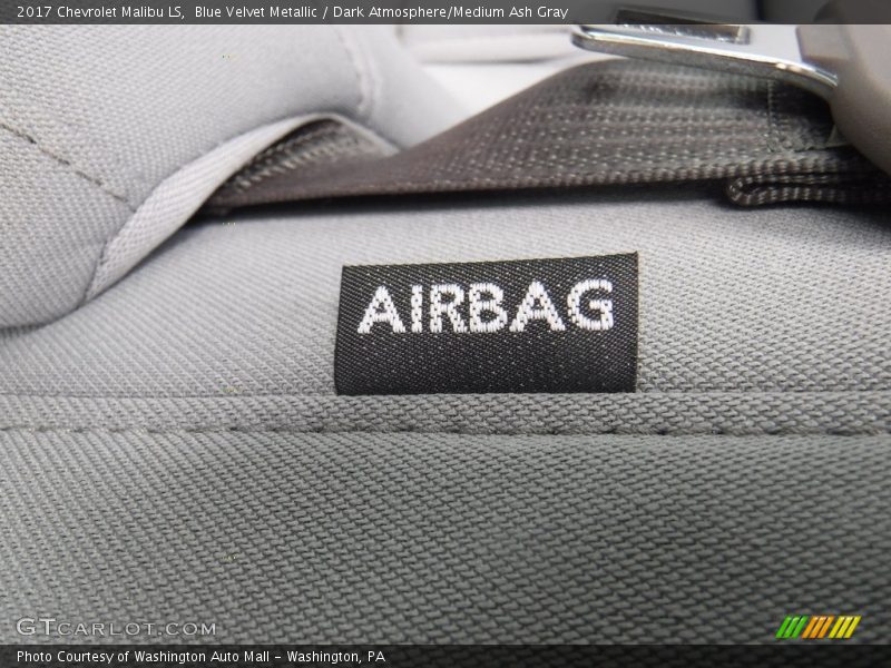 Blue Velvet Metallic / Dark Atmosphere/Medium Ash Gray 2017 Chevrolet Malibu LS