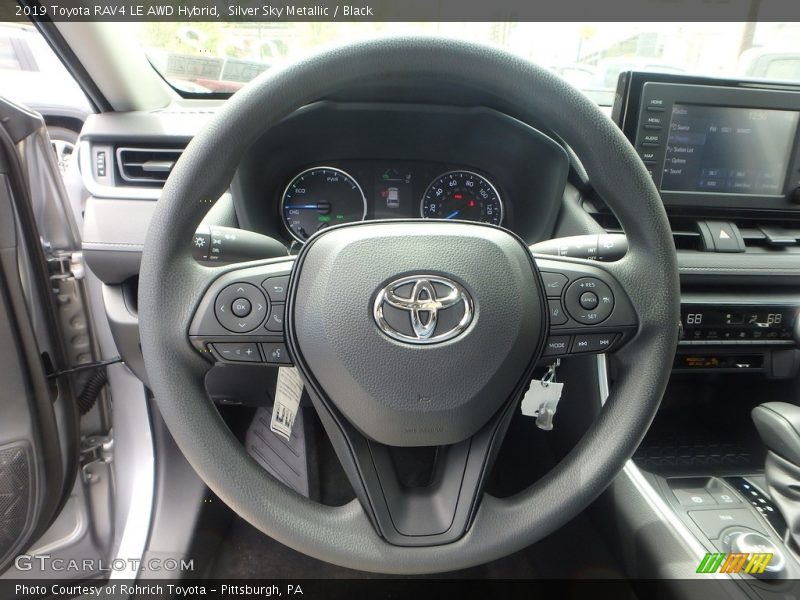  2019 RAV4 LE AWD Hybrid Steering Wheel