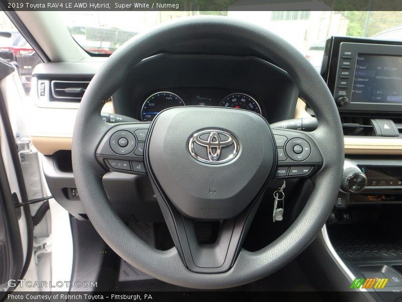  2019 RAV4 LE AWD Hybrid Steering Wheel