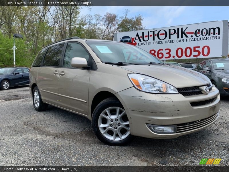 Desert Sand Mica / Taupe 2005 Toyota Sienna XLE
