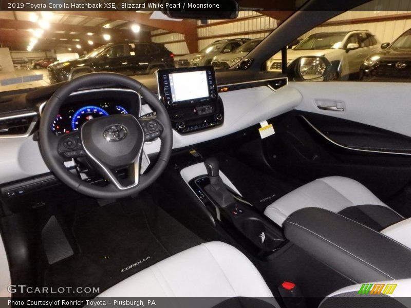  2019 Corolla Hatchback XSE Moonstone Interior
