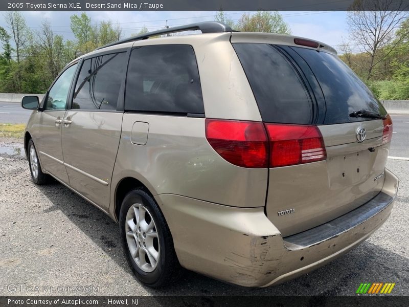 Desert Sand Mica / Taupe 2005 Toyota Sienna XLE