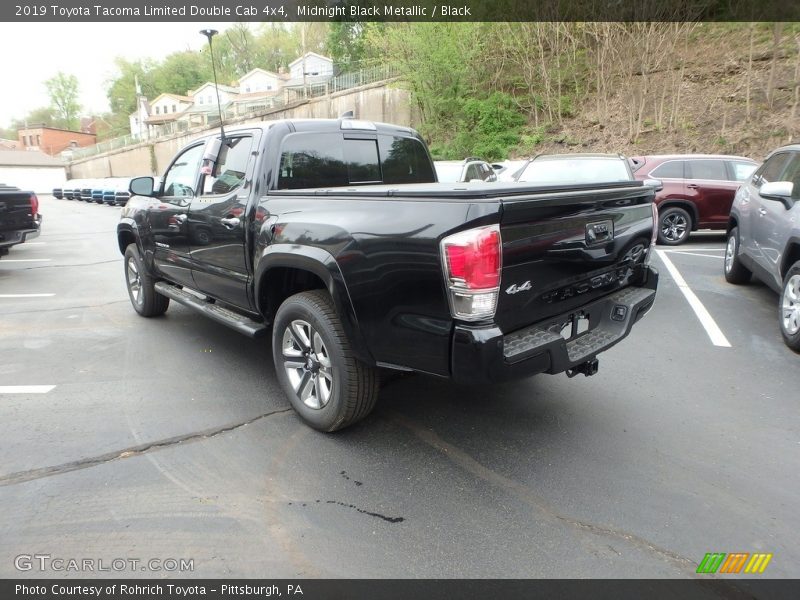 Midnight Black Metallic / Black 2019 Toyota Tacoma Limited Double Cab 4x4