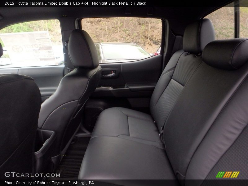 Rear Seat of 2019 Tacoma Limited Double Cab 4x4