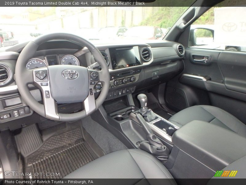  2019 Tacoma Limited Double Cab 4x4 Black Interior