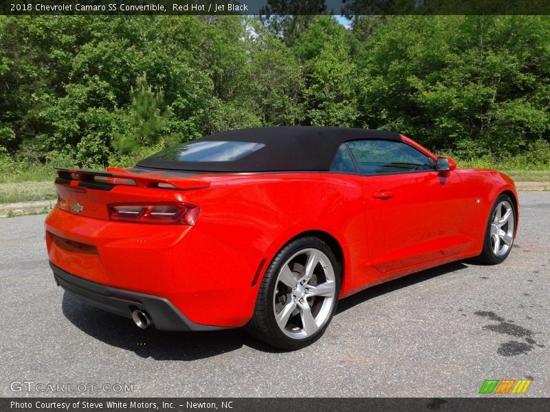 Red Hot / Jet Black 2018 Chevrolet Camaro SS Convertible
