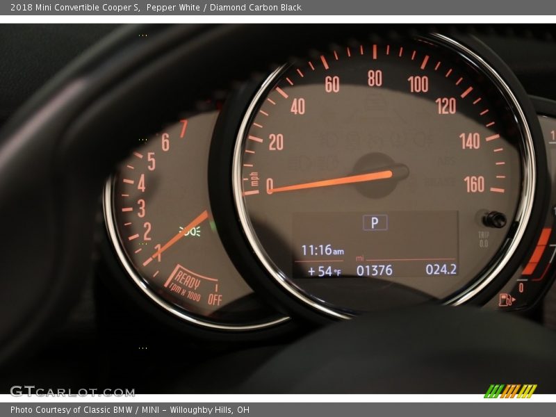  2018 Convertible Cooper S Cooper S Gauges