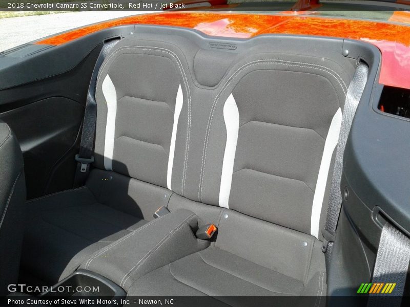 Rear Seat of 2018 Camaro SS Convertible