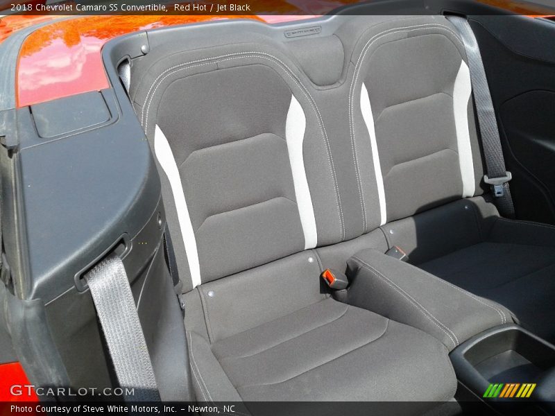 Rear Seat of 2018 Camaro SS Convertible