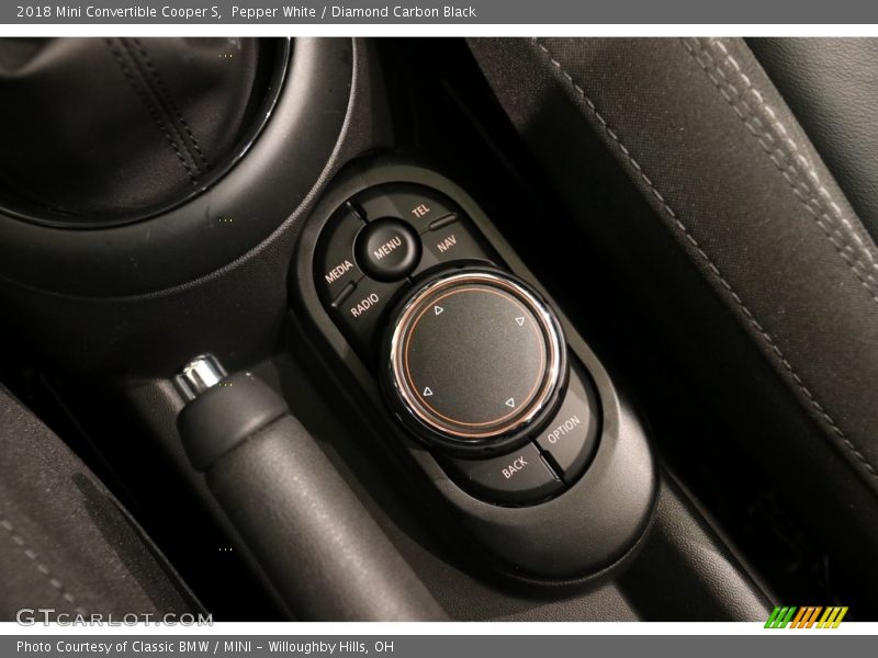 Controls of 2018 Convertible Cooper S
