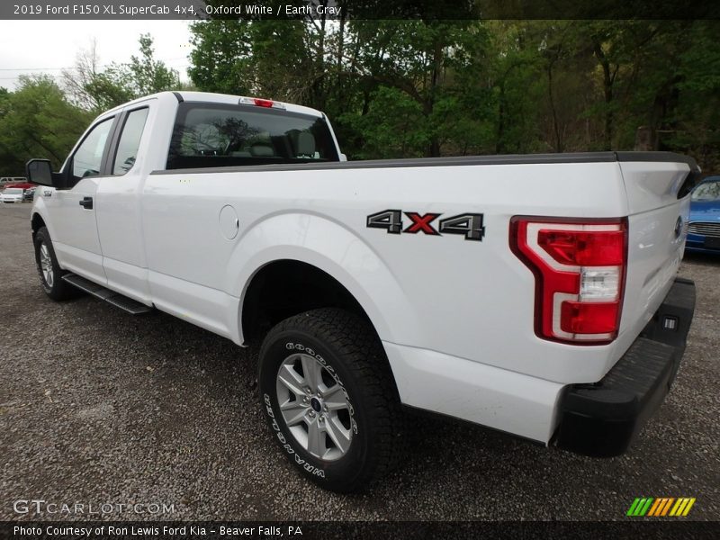 Oxford White / Earth Gray 2019 Ford F150 XL SuperCab 4x4