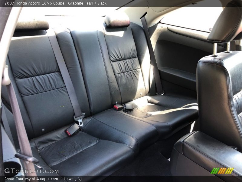 Graphite Pearl / Black 2007 Honda Accord EX V6 Coupe