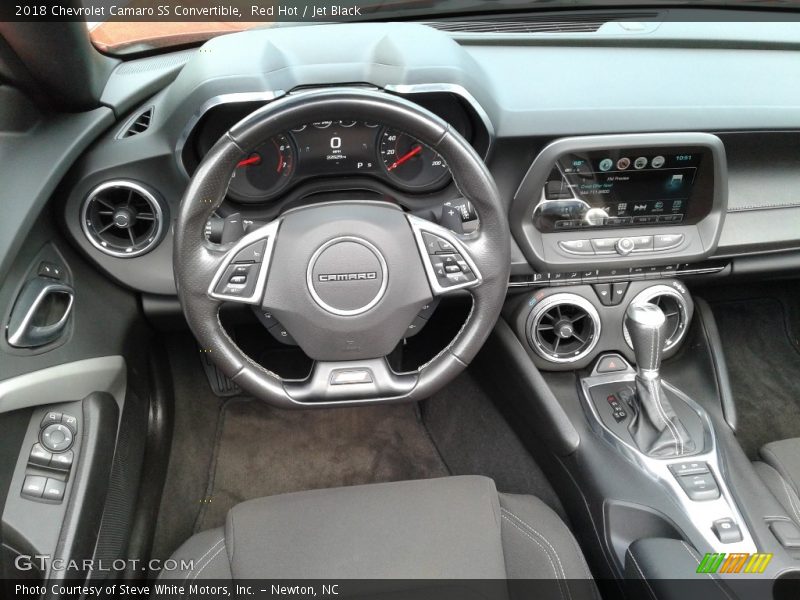 Dashboard of 2018 Camaro SS Convertible