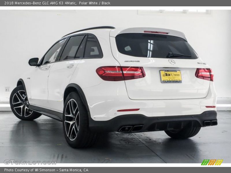 Polar White / Black 2018 Mercedes-Benz GLC AMG 63 4Matic