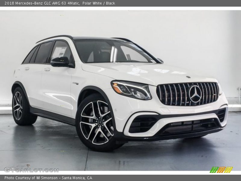 Polar White / Black 2018 Mercedes-Benz GLC AMG 63 4Matic