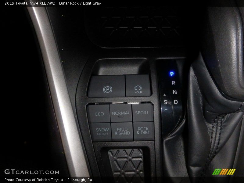 Lunar Rock / Light Gray 2019 Toyota RAV4 XLE AWD