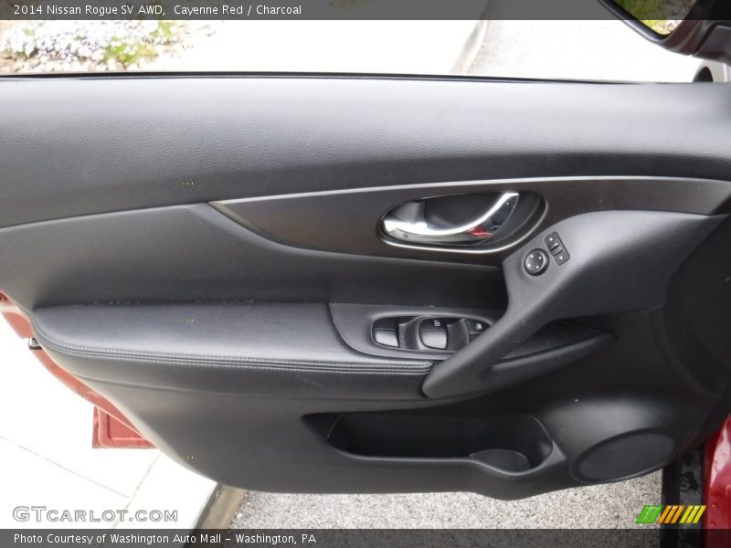 Cayenne Red / Charcoal 2014 Nissan Rogue SV AWD