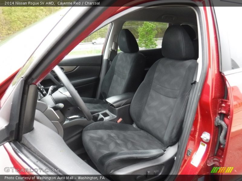 Cayenne Red / Charcoal 2014 Nissan Rogue SV AWD