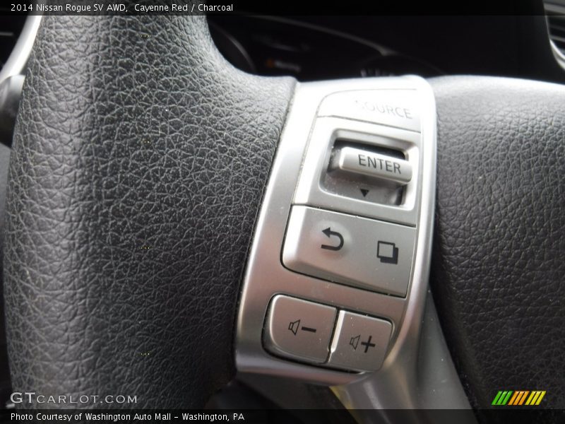 Cayenne Red / Charcoal 2014 Nissan Rogue SV AWD