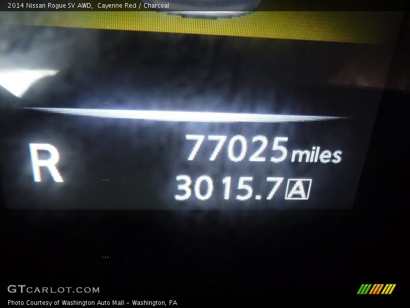 Cayenne Red / Charcoal 2014 Nissan Rogue SV AWD