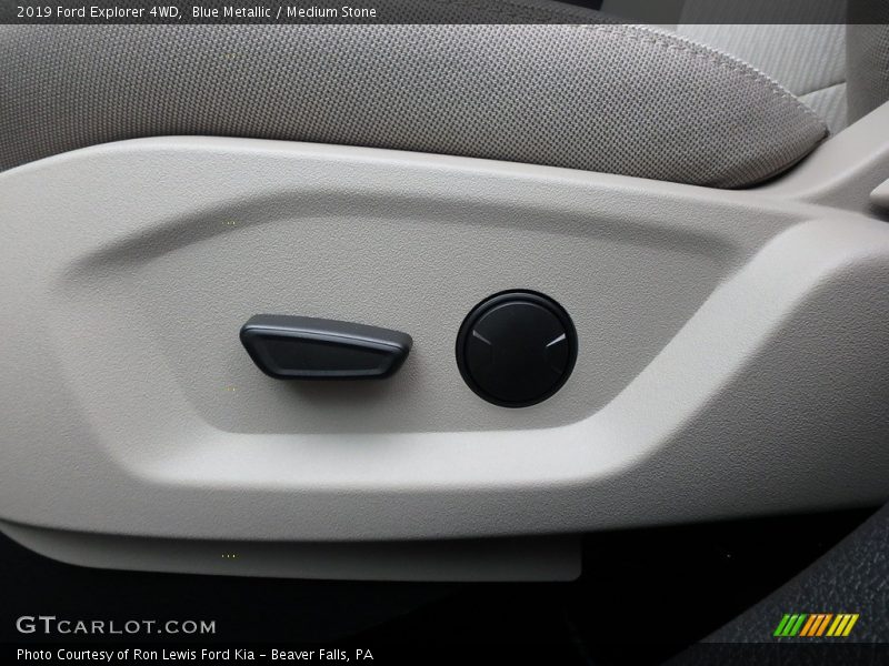 Blue Metallic / Medium Stone 2019 Ford Explorer 4WD