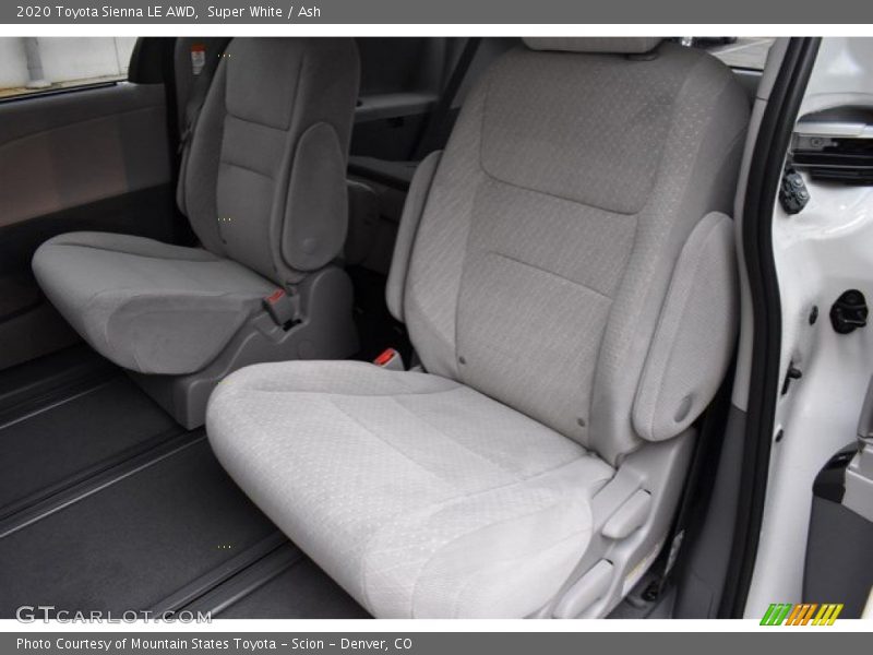Rear Seat of 2020 Sienna LE AWD