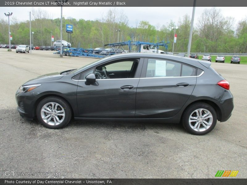 Nightfall Gray Metallic / Black 2019 Chevrolet Cruze LT Hatchback