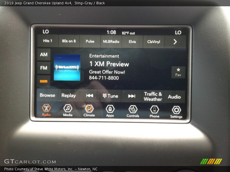 Sting-Gray / Black 2019 Jeep Grand Cherokee Upland 4x4
